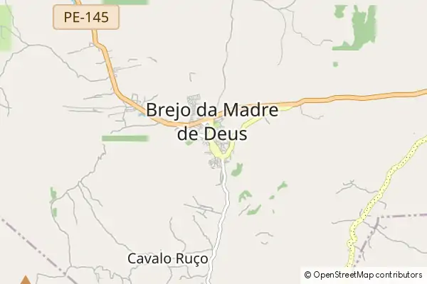 Mapa Brejo da Madre de Deus