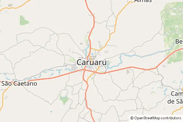 Mapa Caruaru