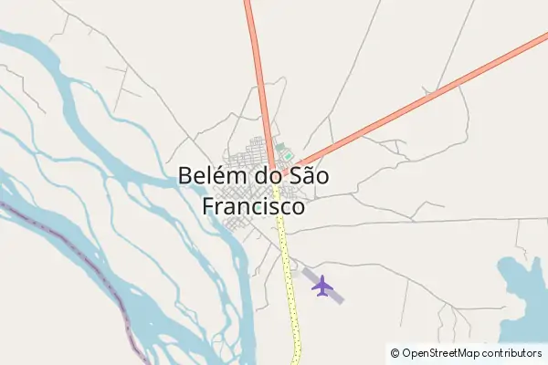 Mapa Belém de São Francisco