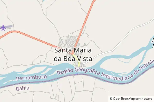 Mapa Santa Maria da Boa Vista