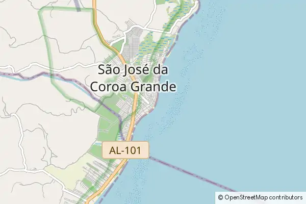 Mapa São José da Coroa Grande