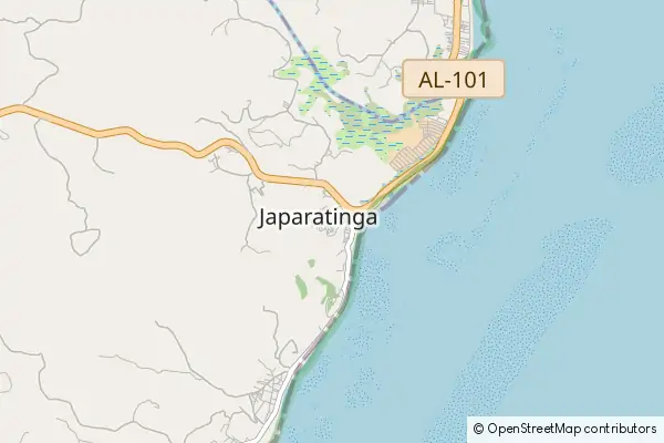 Mapa Japaratinga