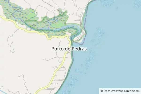 Mapa Porto de Pedras