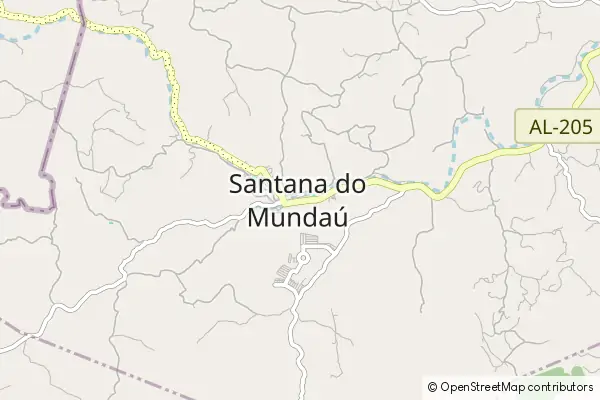 Mapa Santana do Mundaú