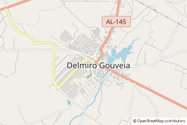 Mapa Delmiro Gouveia