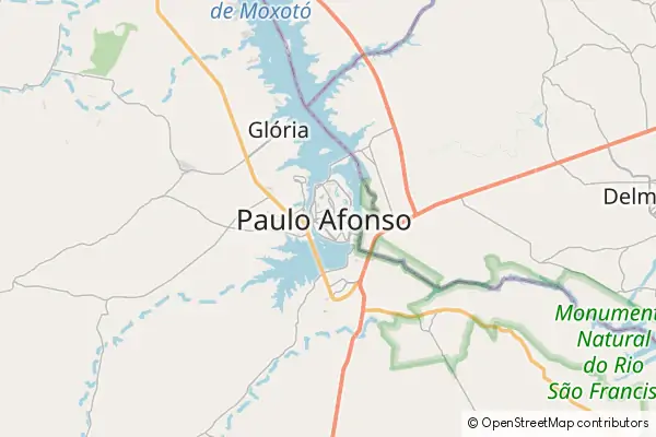 Mapa Paulo Afonso