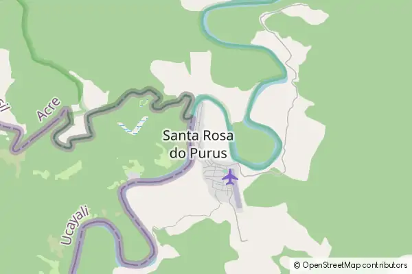 Mapa Santa Rosa do Purus