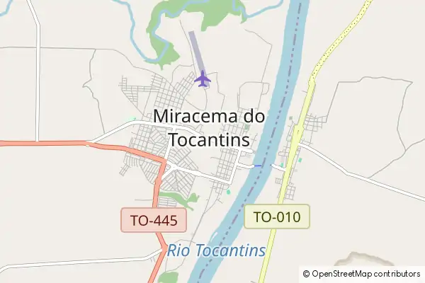 Mapa Miracema do Tocantins