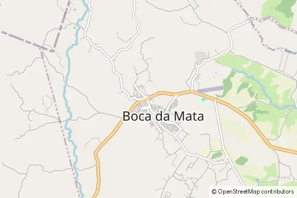 Mapa Boca da Mata