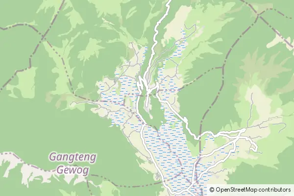 Mapa Gangtey