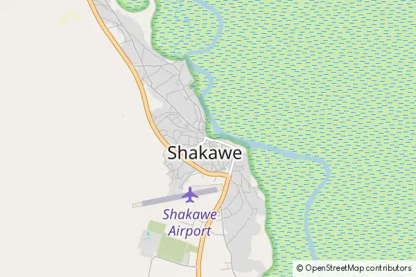 Mapa Shakawe