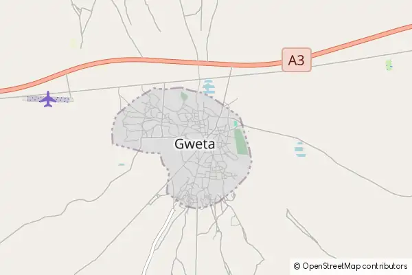Mapa Gweta