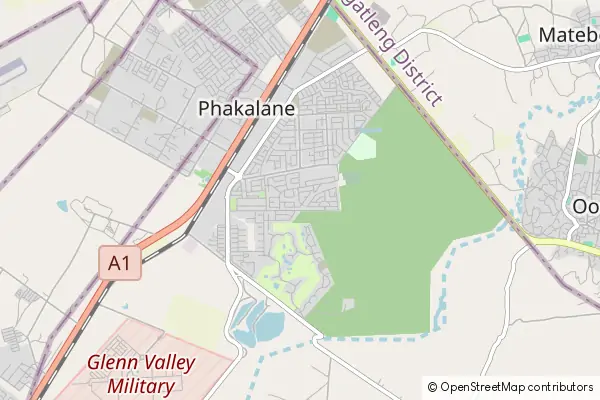 Mapa Phakalane