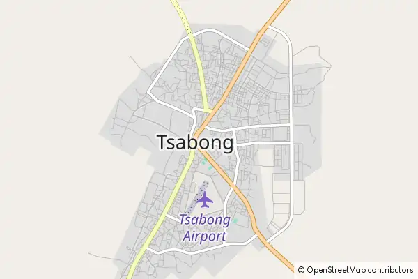 Mapa Tshabong