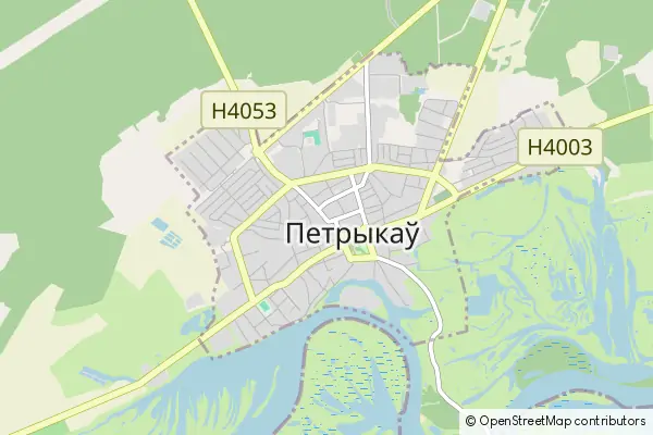 Mapa Petryków