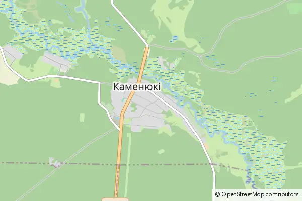Mapa Kamianiuki