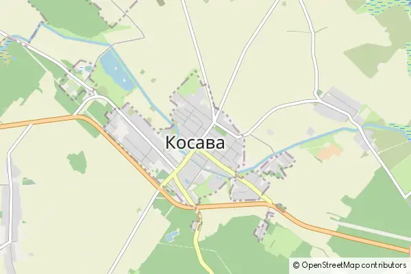 Mapa Kosów