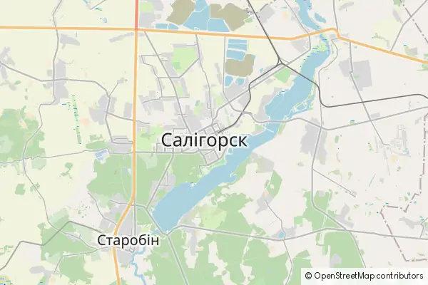 Mapa Soligorsk