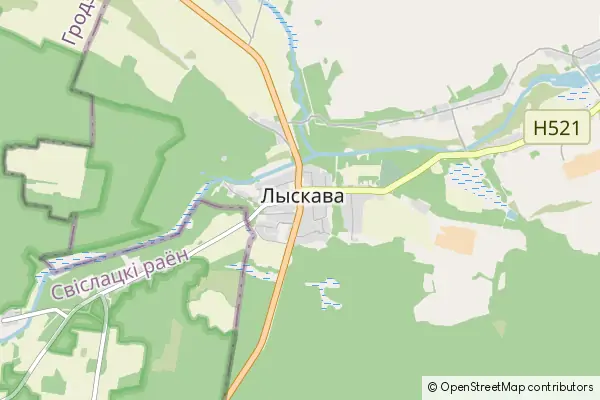 Mapa Lyskovo