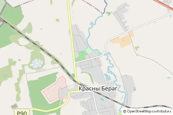 Mapa Chyrvony Byerah