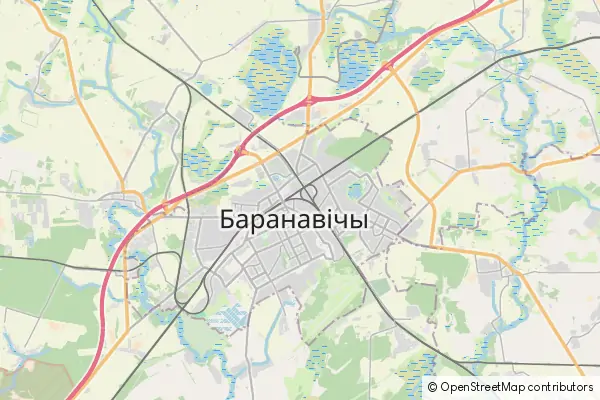 Mapa Baranowicze