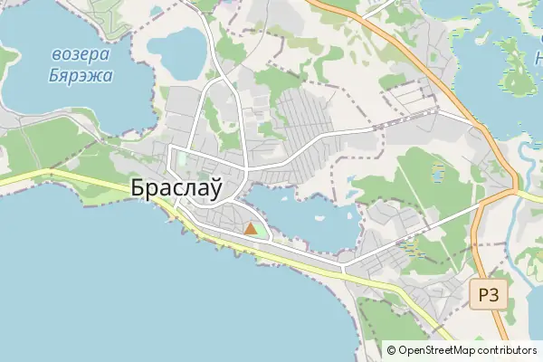 Mapa Brasław