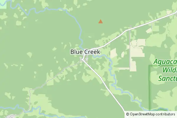 Mapa Blue Creek