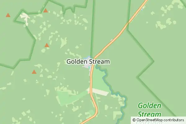 Mapa Golden Stream Village