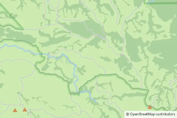 Mapa Mountain Pine Ridge Reserve