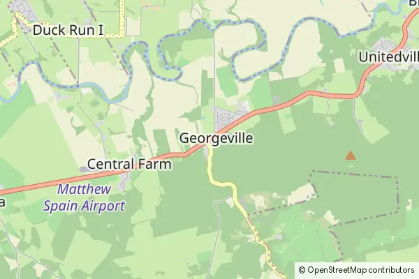 Mapa Georgeville