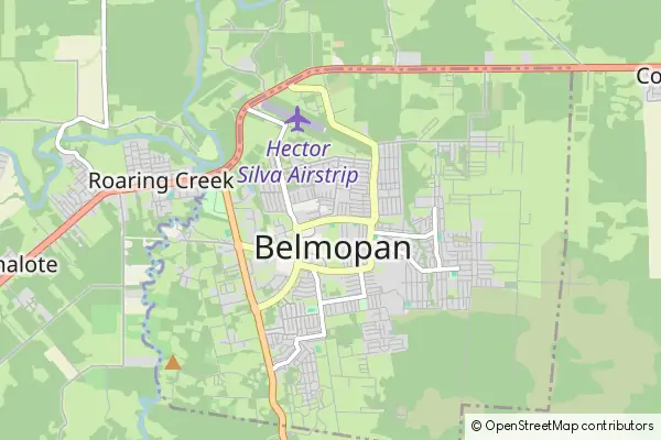 Mapa Belmopan