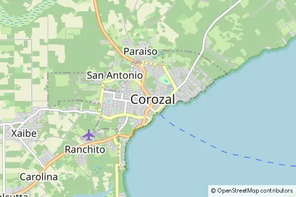 Mapa Corozal Town