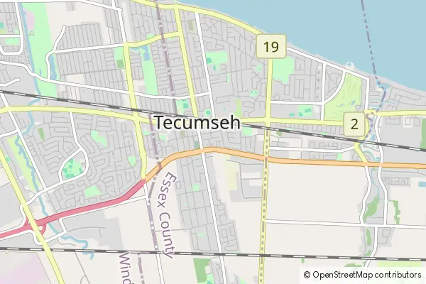 Mapa Tecumseh