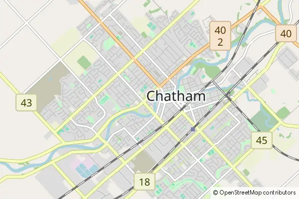 Mapa Chatham-Kent