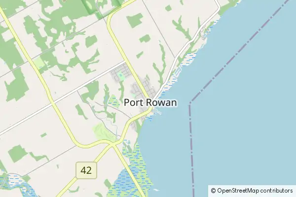 Mapa Port Rowan