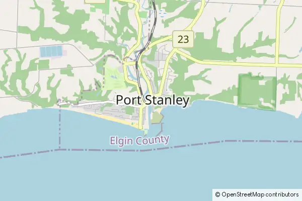 Mapa Port Stanley