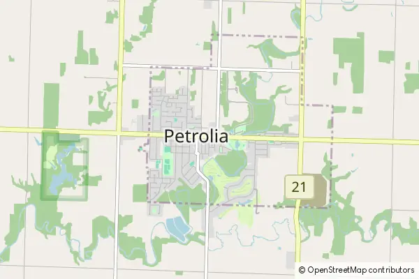 Mapa Petrolia