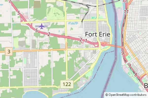 Mapa Fort Erie