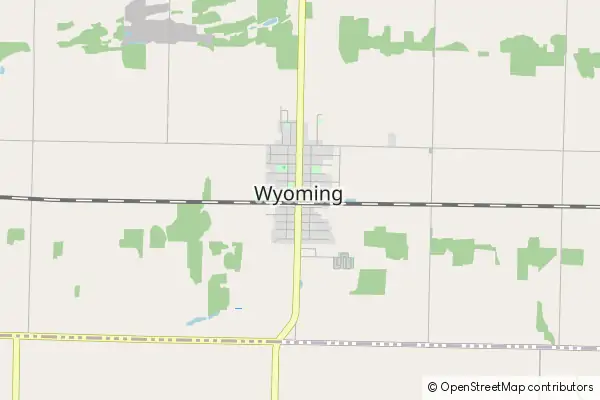 Mapa Wyoming