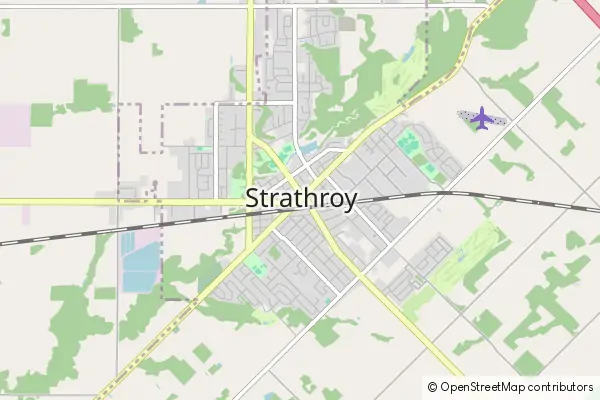 Mapa Strathroy