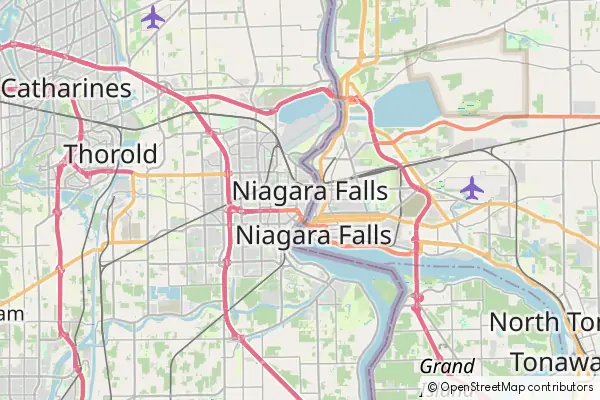 Mapa Niagara Falls