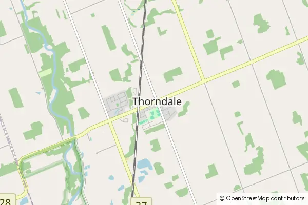 Mapa Thorndale