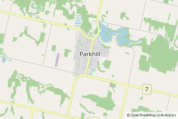 Mapa Parkhill