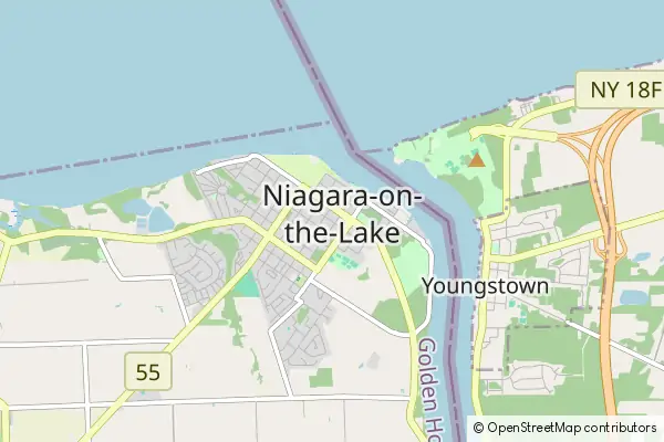 Mapa Niagara-on-the-Lake