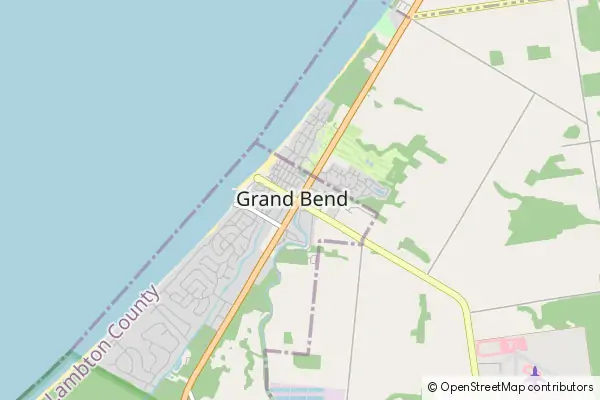 Mapa Grand Bend