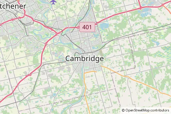 Mapa Cambridge