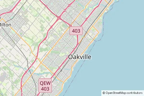 Mapa Oakville