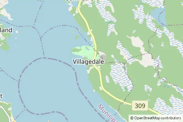 Mapa Villagedale