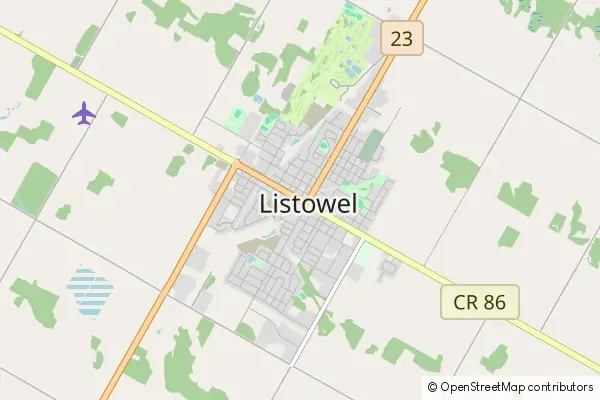 Mapa Listowel