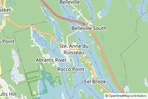 Mapa Ste. Anne du Ruisseau